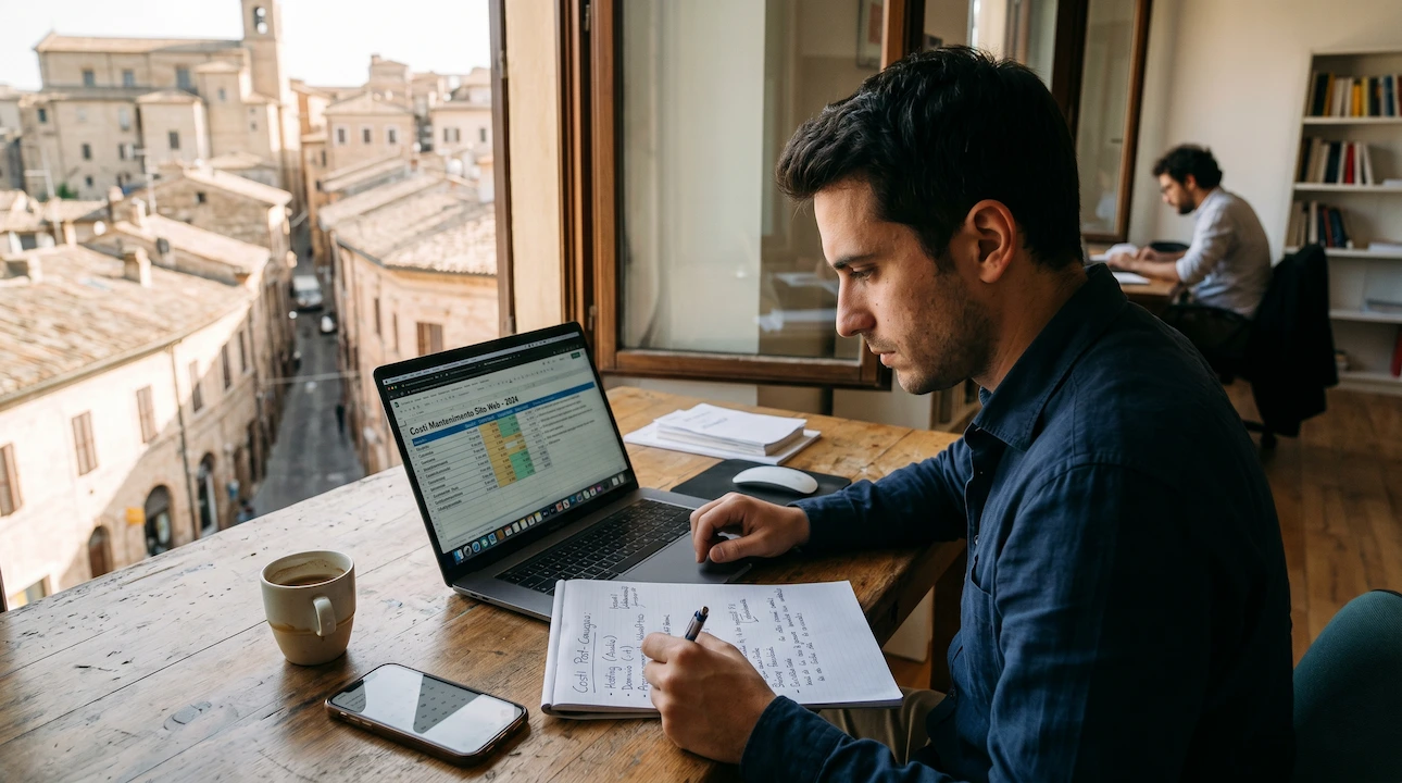 Sito vetrina o sito che genera clienti a Macerata: quanto cambia il prezzo e cosa ottieni davvero