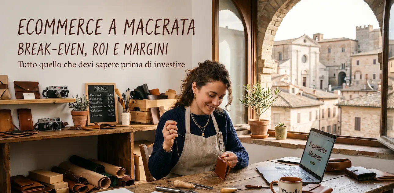 Ecommerce a Macerata: break-even, ROI e margini — tutto quello che devi sapere prima di investire